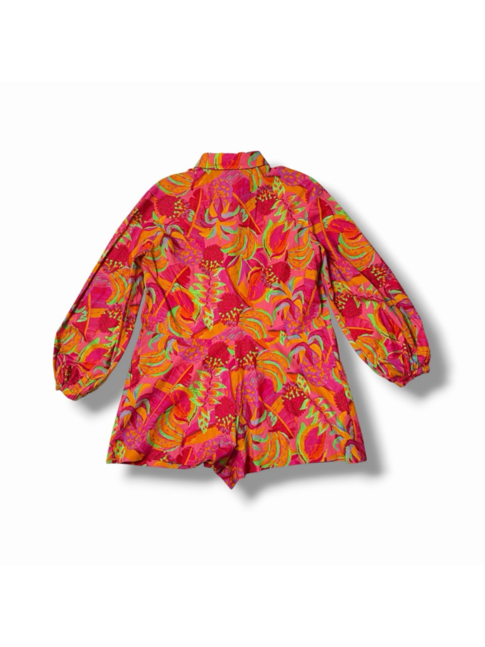 FARM Rio Red Multi-Color Floral Print Romper - Picture 6 of 15